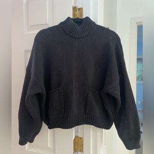 EUC babaa Jumper No. 23 in Black Cotton